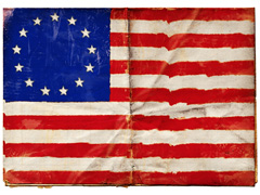 betsy ross flag with 13 stars and 13 stripes